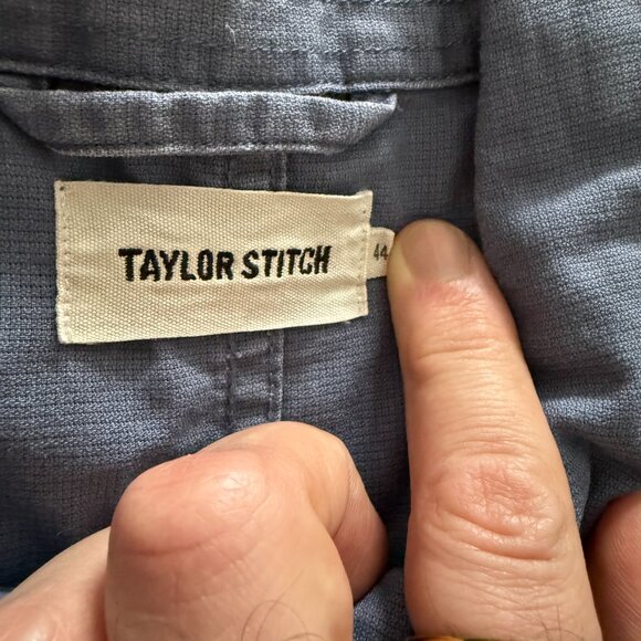 Taylor Stitch The Jungle Shirt in Ocean - Size XL (44) - Picture 2 of 6